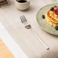 Вилка десертная «Линеа Кью» сталь нерж. ,L=17,7см металлич., изображение 2