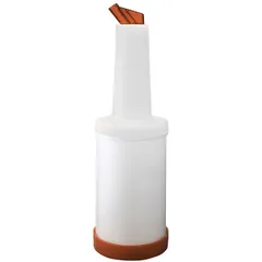 Juice container “Probar” with watering can  polyprop.  1 l  D=95, H=330mm  white, assorted.