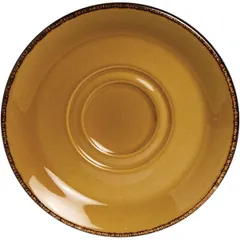 Saucer “Terramesa Musted”  porcelain  D=165, H=18mm  light brown.