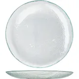 Блюдо сервировочное стекло D=27,H=3см белый