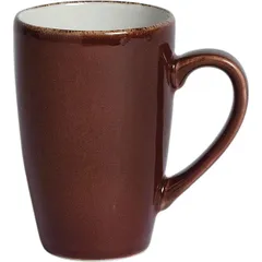 Mug “Terramesa Mocha”  porcelain  285 ml  D=7, H=11, L=11 cm  dark brown.