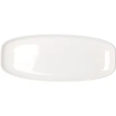 Блюдо «Клаб» прямоугольное фарфор ,H=29,L=360,B=150мм белый