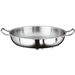 Frying pan 2 handles (induction)  stainless steel  D=40, H=6cm  metal.