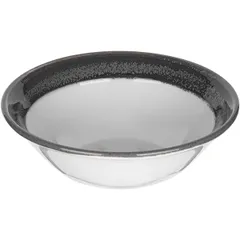 Salad bowl “Revolution Edge Granite”  porcelain  430 ml  D=165, H=50mm  gray, brown.