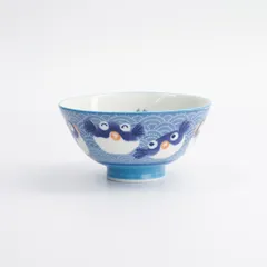 Салатник «Блоуфиш» фарфор 300мл D=113,H=58мм голуб.,белый, изображение 3