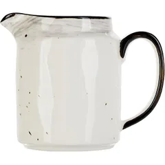 Milk jug “Pastoral” porcelain 300ml ,H=97,L=117,B=72mm gray