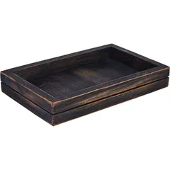 Ящик для подачи дуб ,H=40,L=265,B=162мм коричнев.