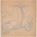 Бумага для конусов и сэндвичей «Крафт»[1000шт] ,L=16,B=16см