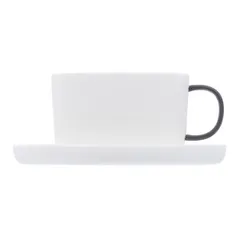 Блюдце «Вейв» фарфор D=14/8см белый, изображение 2