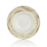 Тарелка д/пасты гастро d=25см, 400мл, фарфор, "Falme Brown" By Bone