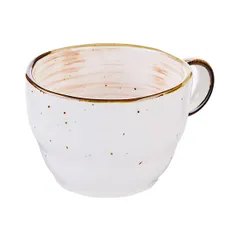 Чашка чайная «Пастораль» фарфор 190мл D=85/53,H=55мм оранжев., изображение 4