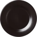 Тарелка «Карбон» мелкая фарфор D=20см черный,матовый