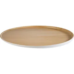 Tray “Frida” plastic D=380,H=25mm beige, white