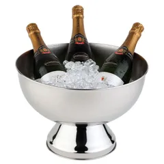 Емкость для льда нерж. 7,5л D=33,5,H=23,2,B=18,5см металлич.