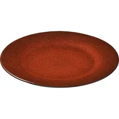 Тарелка «Млечный путь оранжевый» фарфор D=24,H=2см оранжев.,черный, изображение 2