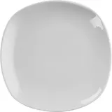 Тарелка «Сквэа» мелкая фарфор ,H=20,L=19,B=19см белый