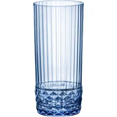 Highball “America 20x” glass 490ml D=73.5,H=162mm blue.