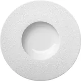 Тарелка «Коллекшн Эль Кутюр» с широким бортом фарфор D=30см белый