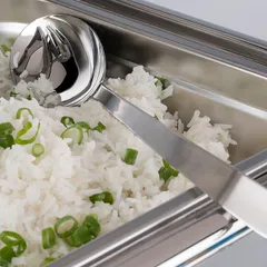 Ложка сервировочная «Банкет» сталь нерж. ,L=350/110,B=65мм металлич., изображение 3