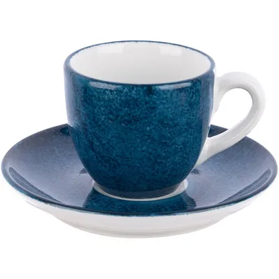 Чашка кофейная «Аида» для эспрессо с декором фарфор 80мл синий, Цвет: Синий, изображение 5