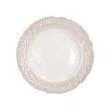 Тарелка мелкая керамика D=28см слон.кость