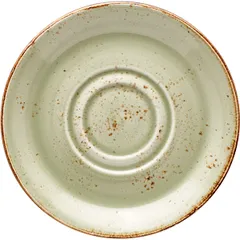 Saucer “Kraft Green”  porcelain  D=145, H=17mm  green.