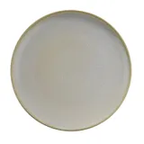 Тарелка с бортом «Crouton Black Sand» фарфор D=27см черный,песочн.