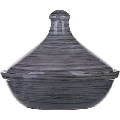 Тажин с  крышкой «Пинки» керамика 0,5л серый, изображение 2