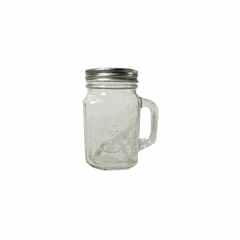 Beer mug “Jar” without lid  glass  450 ml  D=67, H=132 mm  clear.