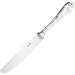 Нож десертный «Лурье» мельхиор,посеребрен. ,L=22,1см