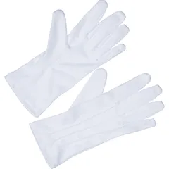 Gloves size (S/M) for waiters (pair) cotton white