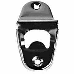 Открыватель д/бутылок настенный сталь нерж. ,H=11,L=28,B=11см металлич.