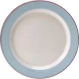 Тарелка «Рио Блю» мелкая фарфор D=26,5см белый,синий