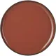 Тарелка «Карактэр» с высоким бортом керамика D=21,H=2см красный,коричнев., Цвет: Красный, Диаметр (мм): 210
