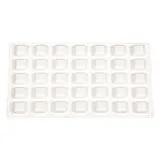 Форма силиконовая "Микро квадратный камень" 35 ячеек 25*25*12 мм, P.L. Proff Cuisine