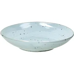 Deep plate “Vulcania Waves”  porcelain  D=28cm  gray