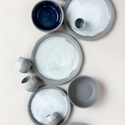 Салатник «Нау» керамика 0,55л D=173,H=60мм синий, изображение 4