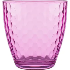 Old fashion "Enjoy" glass 280ml D=81,H=87mm pink.