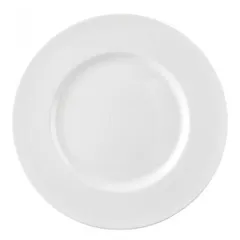 Тарелка «Джейд» мелкая фарфор D=25см белый