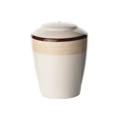 Солонка «Чино» фарфор D=58,H=76мм белый,бежев.