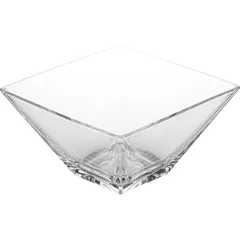 Salad bowl “Torcello” square  glass  1.8 l , H=11, L=20, B=20 cm  clear.