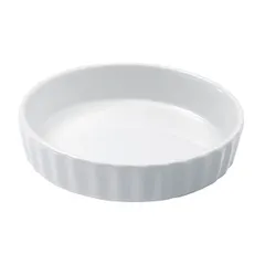 Baking dish porcelain 170ml D=125,H=26mm white