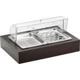 Станция буфетная д/охлаждения овощей и яиц, цвет венге с охл.эл ,H=30,L=64,B=46см