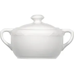 Sugar bowl “Stuttgart”  porcelain  200ml  D=80, H=155, B=130mm  white