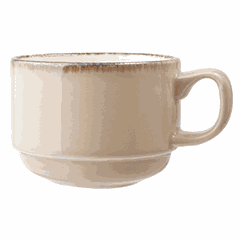 Tea cup “Terramesa Vit”  porcelain  200 ml  D=8, H=6cm  beige.