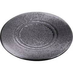 Блюдце «Млечный путь» фарфор D=155/70мм черный,серый, изображение 3