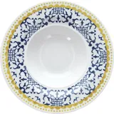 Тарелка для пасты «Селинунте» фарфор 400мл D=280,H=52мм белый,синий