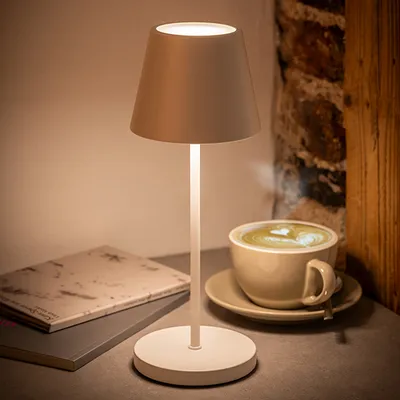 Лампа настольная «Мерле» электрическая металл D=11,H=30,5см металлич., изображение 6