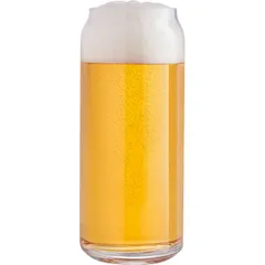 Хайбол (стакан) «Банка» стекло 470мл D=70,H=165мм прозр., изображение 3