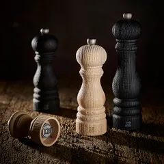 Мельница для соли «Париж Нейче» бук ,H=18см черный, изображение 2